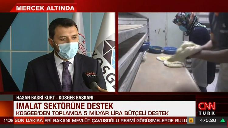 KOSGEB Başkanı CNN Türkte anlattı Destekler haziranda, ödemeler 3 yıl sonra...