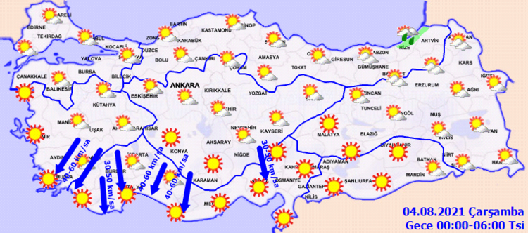 bugun hava nasil olacak sicaklar ne zaman bitecek meteoroloji den son dakika sicak hava uyarisi il il 4 agustos hava durumu tahminleri