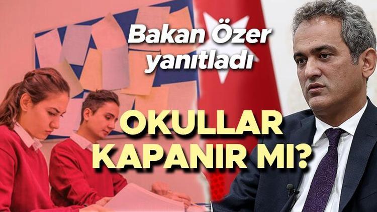 Okullar Kapanacak Mi Sorusuna Net Yanit Milli Egitim Bakani Mahmut Ozer Den Yuz Yuze Egitim Aciklamasi Son Dakika Haberleri Internet