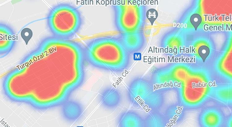 ankara district coronavirus risk map here are the districts in red