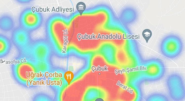 ankara district coronavirus risk map here are the districts in red