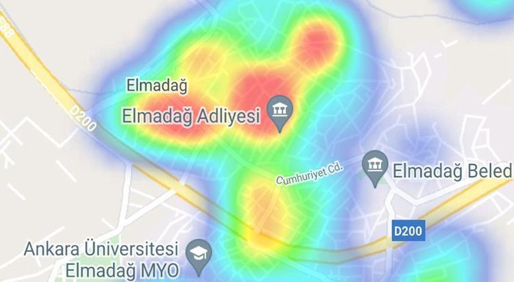 ankara district coronavirus risk map here are the districts in red