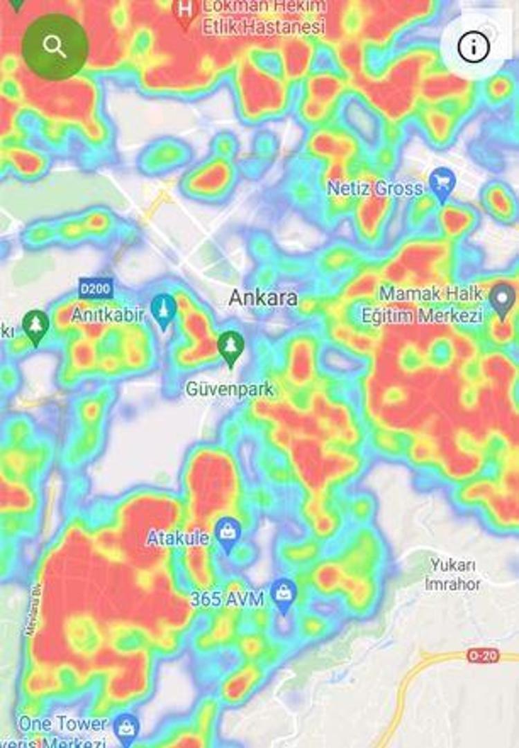 ankara district coronavirus risk map here are the districts in red