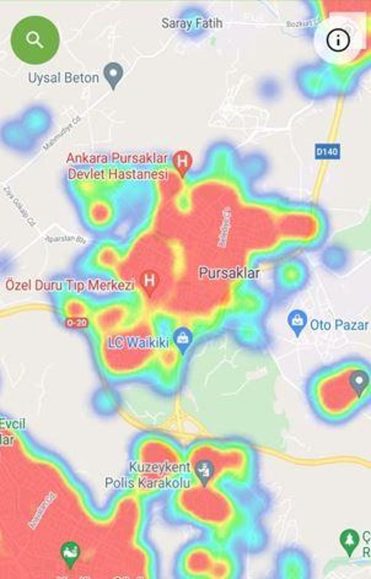 ankara district coronavirus risk map here are the districts in red