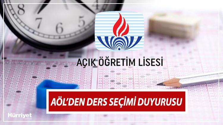 aol ders secimi ne zaman 2021 meb den aol 1 donem ders secimi tarihi icin onemli duyuru son dakika flas haberler