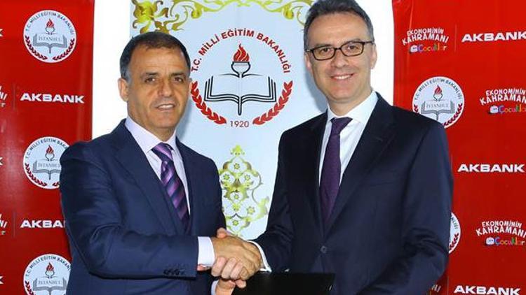 Akbank ve İstanbul İl Milli Eğitim'den "tasarruf" için eğitim