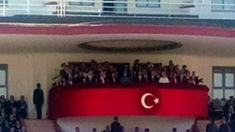 Ankara'daki törende bir ilk