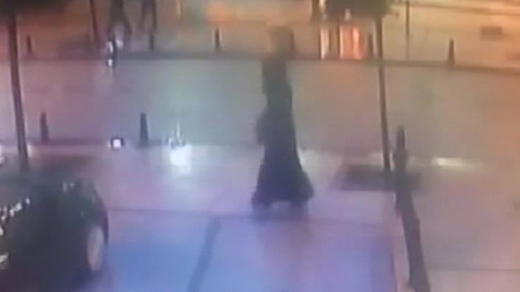 İşte kadın canlı bombanın görüntüsü