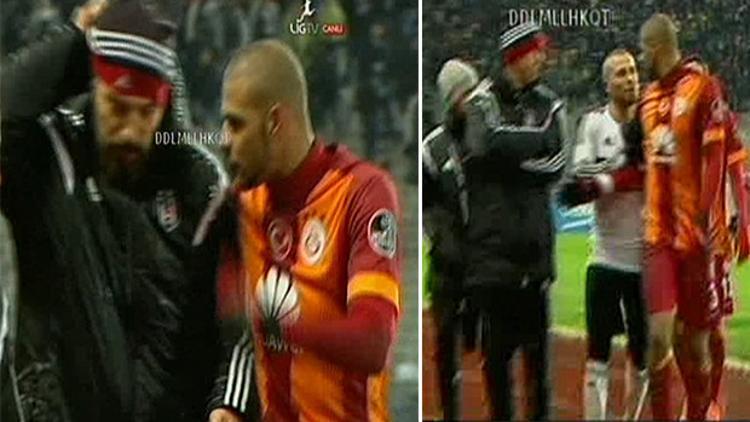 Soyunma odası yolunda olay!