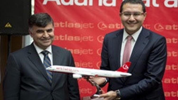 Atlasjet Adana'ya üç seferle başladı