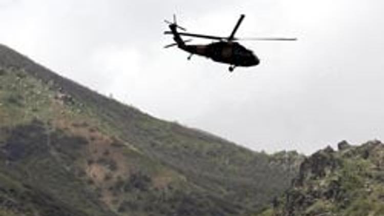Dağlıca'da askeri helikopter kazası
