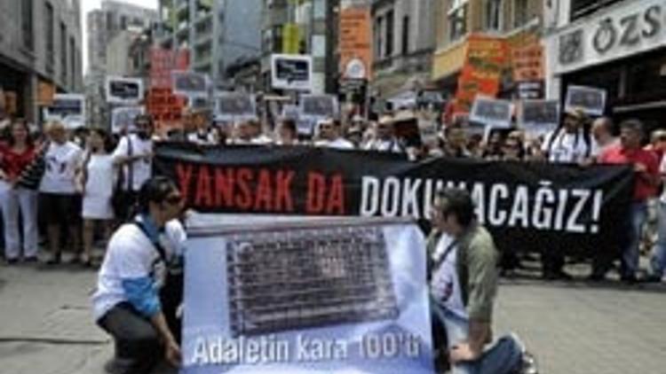 Nedim Şener ve Ahmet Şık için yürüdüler