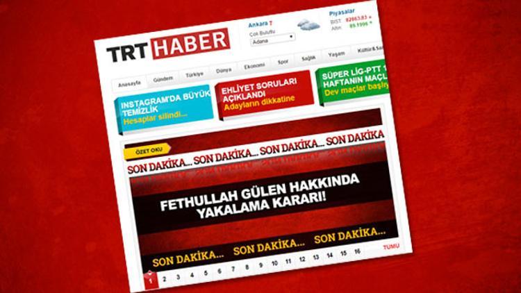 TRT: Fethullah Gülen hakkında yakalama kararı çıkartıldı
