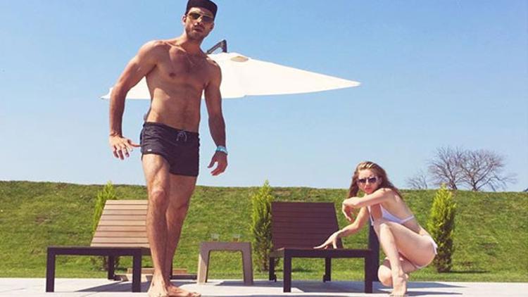 Yasemin Allen ve sevgilisi Armağan Oğuz'dan ayrılmadık pozu