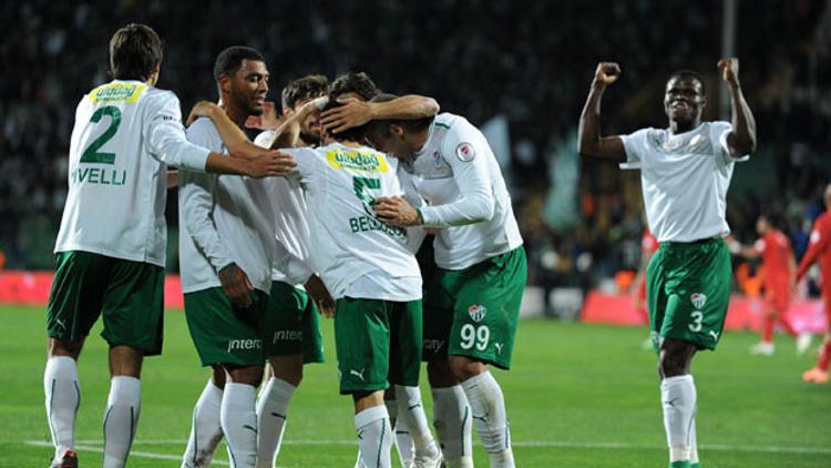 Bursaspor gol oldu yağdı
