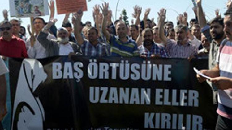 ODTÜ'de türban eylemi