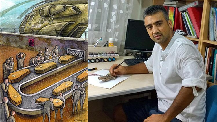 Aydın Doğan Uluslararası Karikatür Yarışması'nı Antalyalı karikatürsit Zaman kazandı