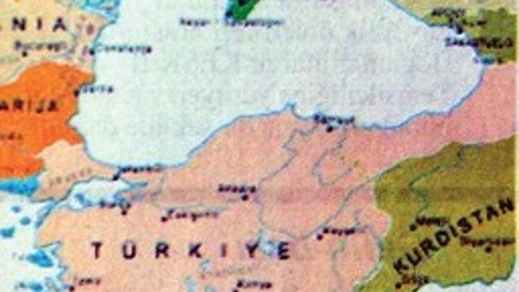 Ders kitabında harita rezaleti