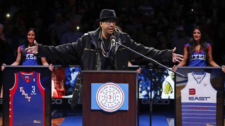 Allen Iverson ölümsüzleşti