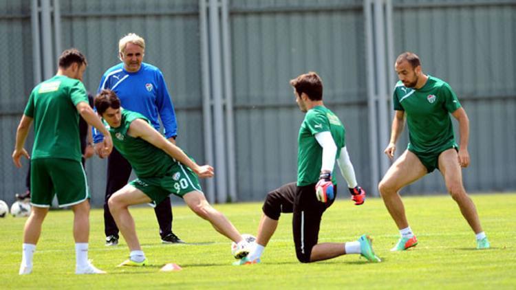 Bursaspor'da gergin antrenman