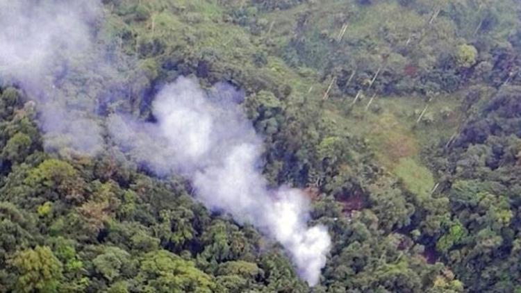 Kolombiya'da askeri helikopter düştü: 15 ölü