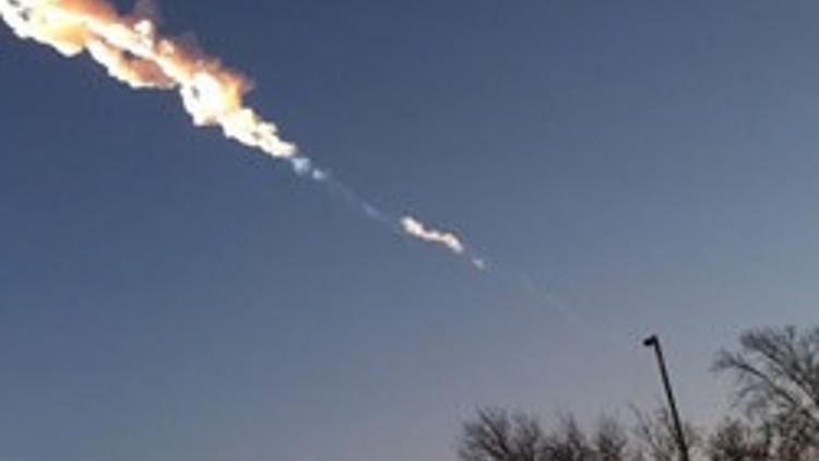 Rusya'ya meteor düştü