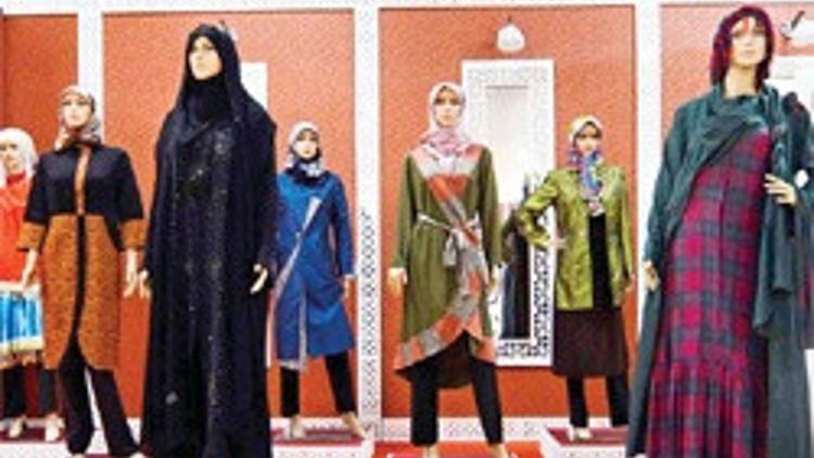 Tesettür fuarından portreler