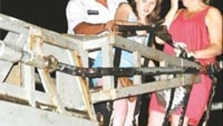 Otelde merdiven skandalı