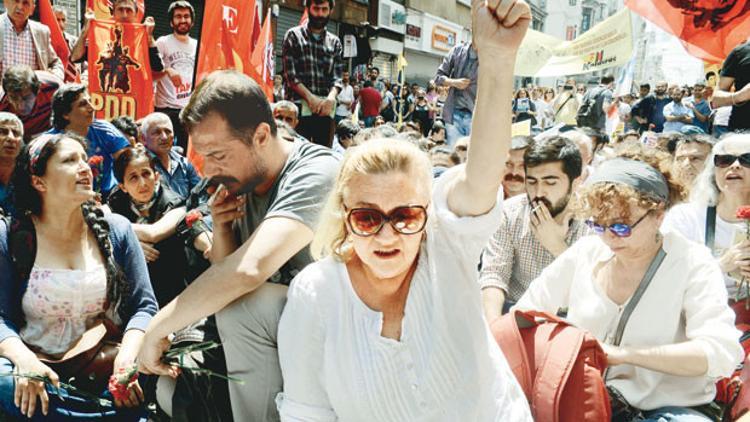 Taksim'de Gezi ablukası