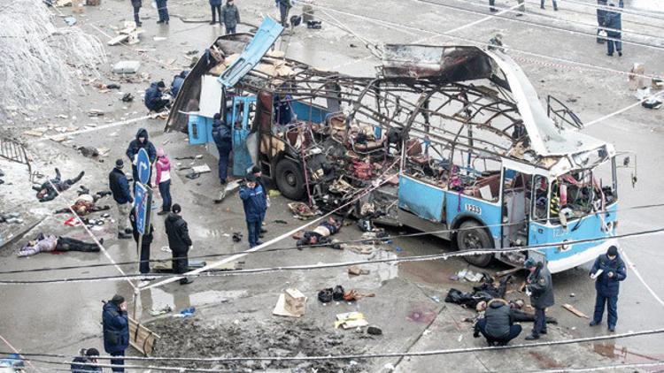 Rusya'nın Volgograd şehrinde troleybüse intihar saldırısı
