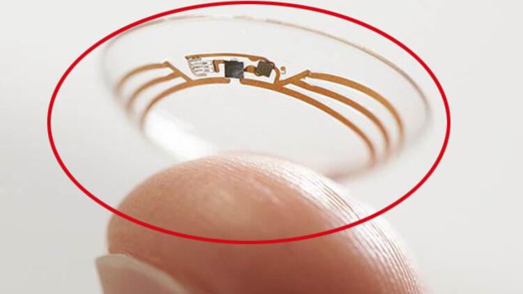 Googledan diyabet seviyesini ölçen kontak lens