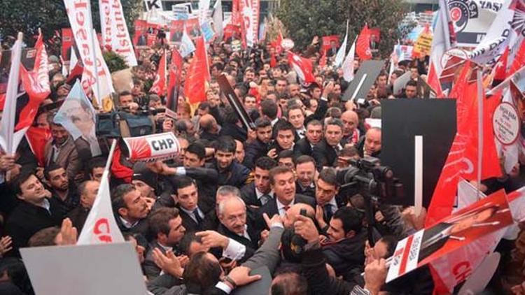 Kılıçdaroğlu'nu Sarıgül karşıladı