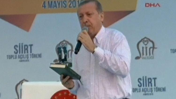 Erdoğan'dan Siirt'te Kılıçdaroğlu'na ağır sözler
