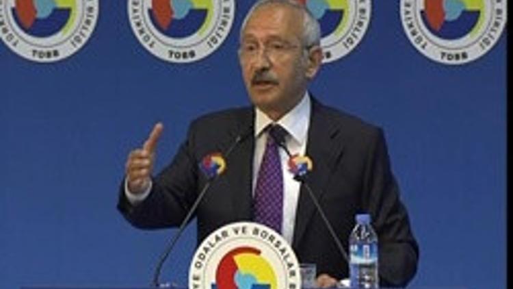 TOBB'da Kılıçdaroğlu'nu alkış tufanı ile dinlediler
