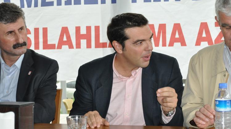 Dünyanın konuştuğu Yunan lider Çipras, Babaeskili çıktı
