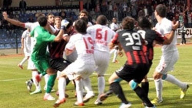 Kütahya'daki olaylı maçta kazanan olmadı