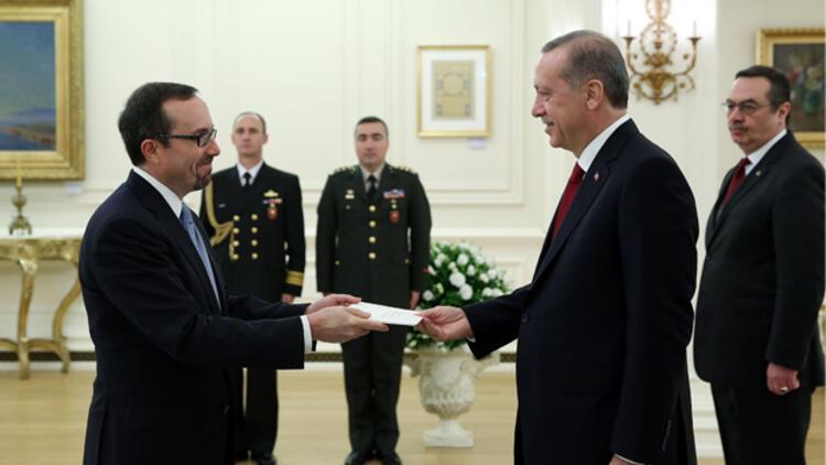 Erdoğan, ABD Büyükelçisi Bassi kabul etti