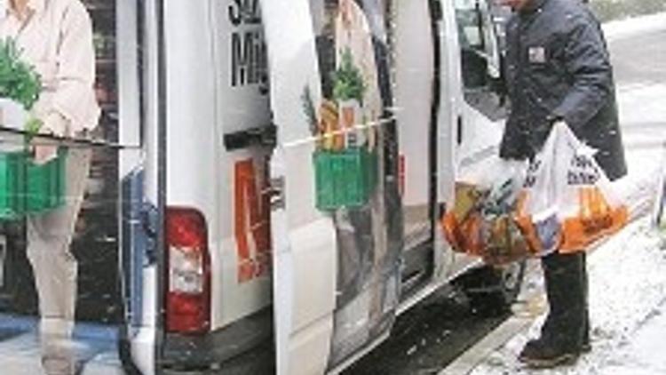 Kar, Marmara’yı eve kapattı, alışveriş hemen internete kaydı