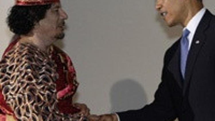 Kaddafi: Sen hep bizim oğlumuz olarak kalacaksın