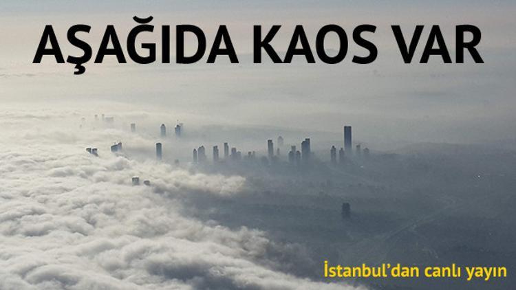 İstanbul'da sis kaosu