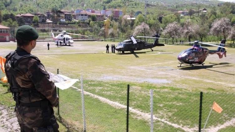 BaÅŸbakan için 3 helikopterli koruma