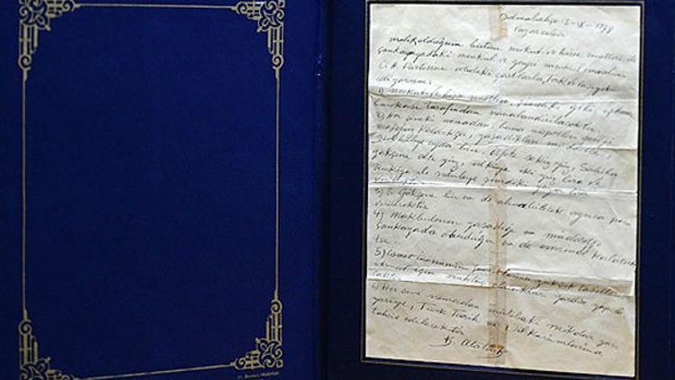 İşte Atatürk'ün vasiyetnamesi