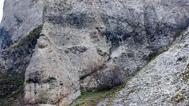 Deveye benzeyen kayalık bulundu