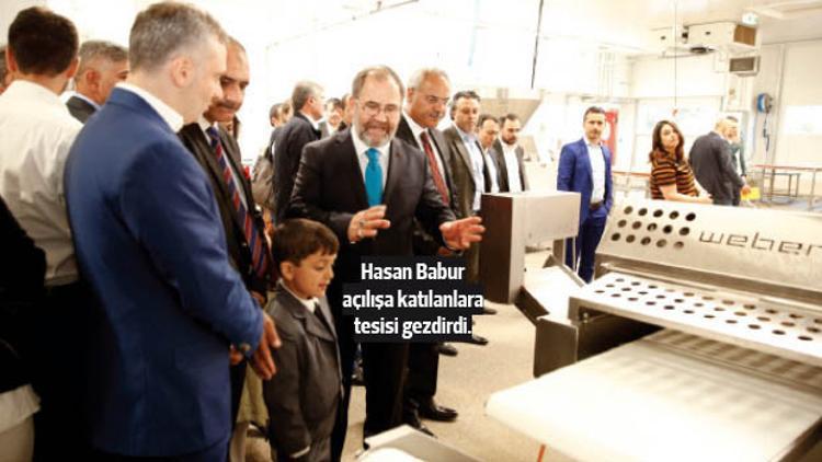 Baha Döner üretim tesisini açtı