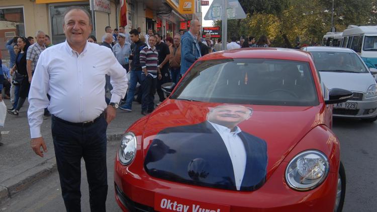Vural’dan "kaplumbağa"lı seçim kampanyası