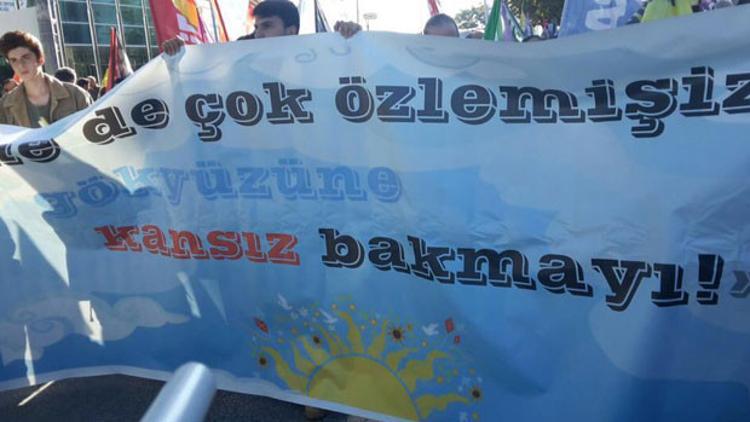 Ankara'daki patlamadan önce bu pankartları açmışlardı