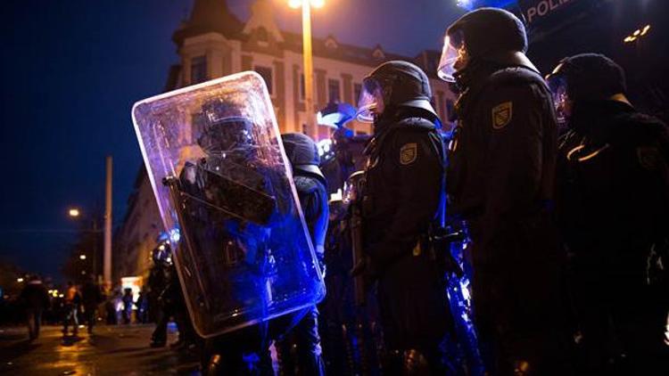 Leipzig savaş alanına döndü