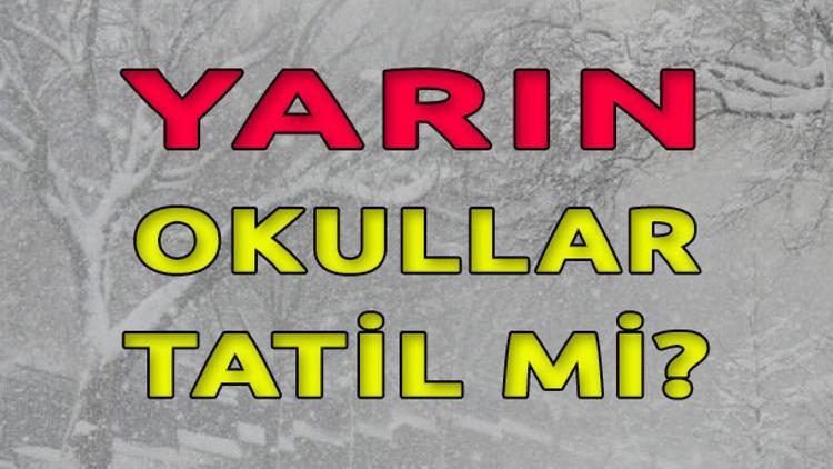 İstanbul'da yarın okullar tatil mi?
