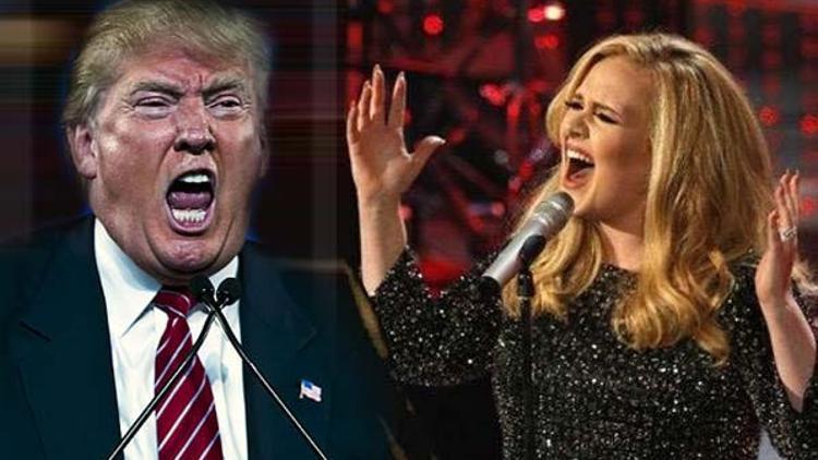 Adele'den Donald Trump'a sert tepki!
