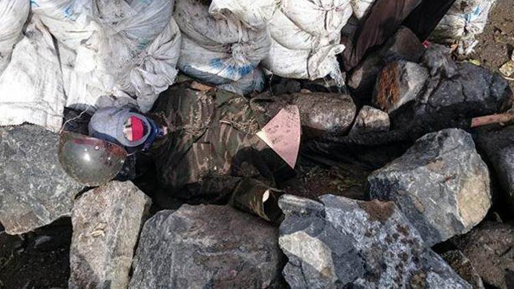 Cizre'de PKK'dan mankene asker kamuflajı taktiği